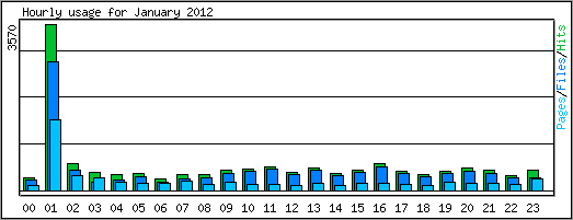 Hourly usage