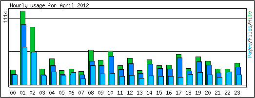 Hourly usage