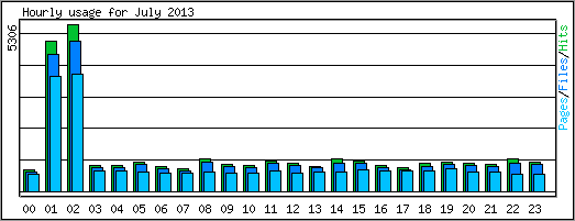 Hourly usage