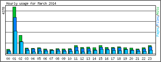 Hourly usage