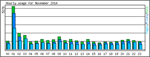 Hourly usage