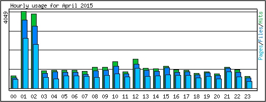 Hourly usage