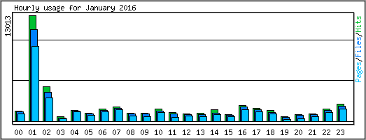 Hourly usage